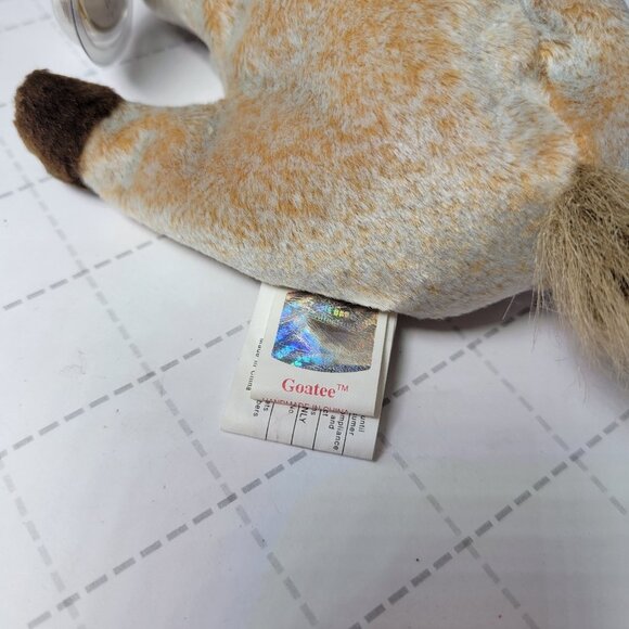 Goatee Ty Beanie Baby Tan with Brown Feet and Brown Horns - with tag - Picture 3 of 7